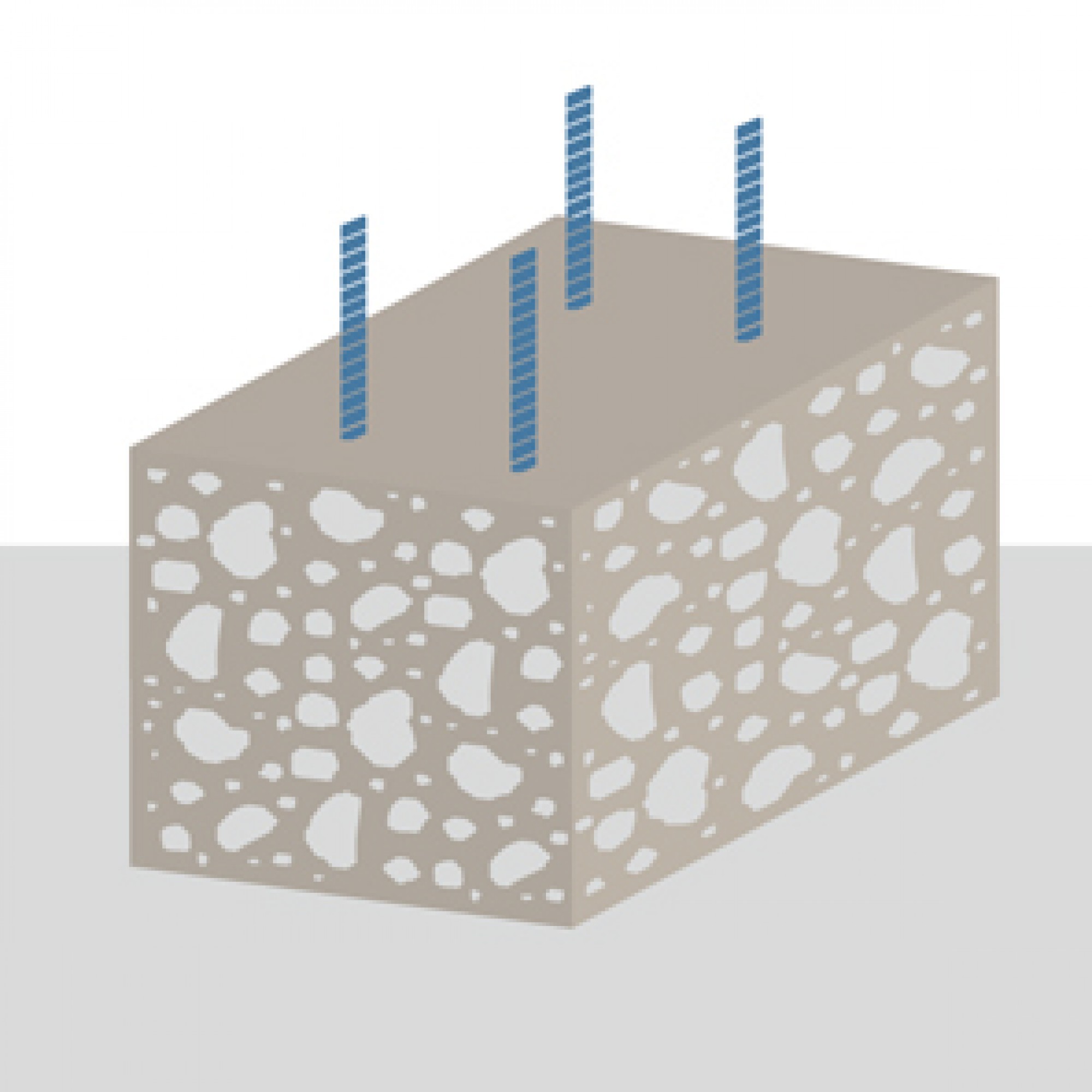 TRIUSO Beton- und Eisstößer ohne Stiel 150x4 mm
